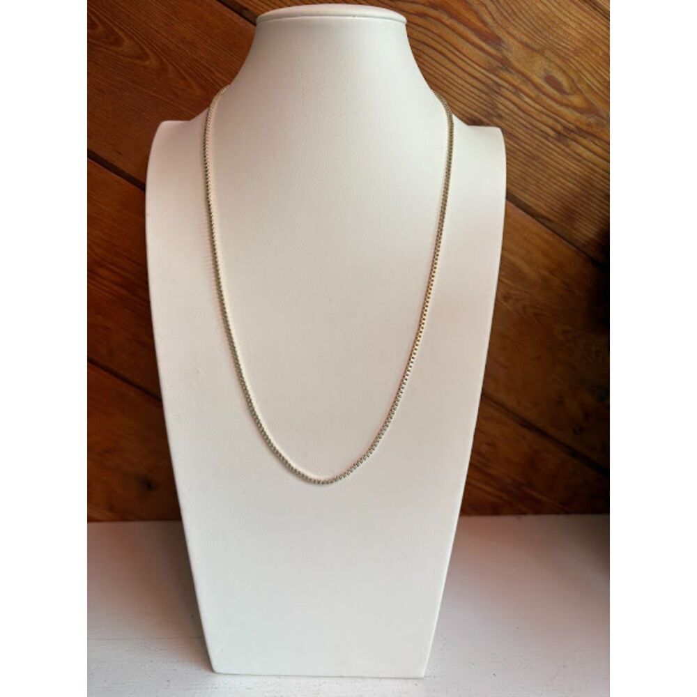 s925 Sterling Silver Box Chain Necklace